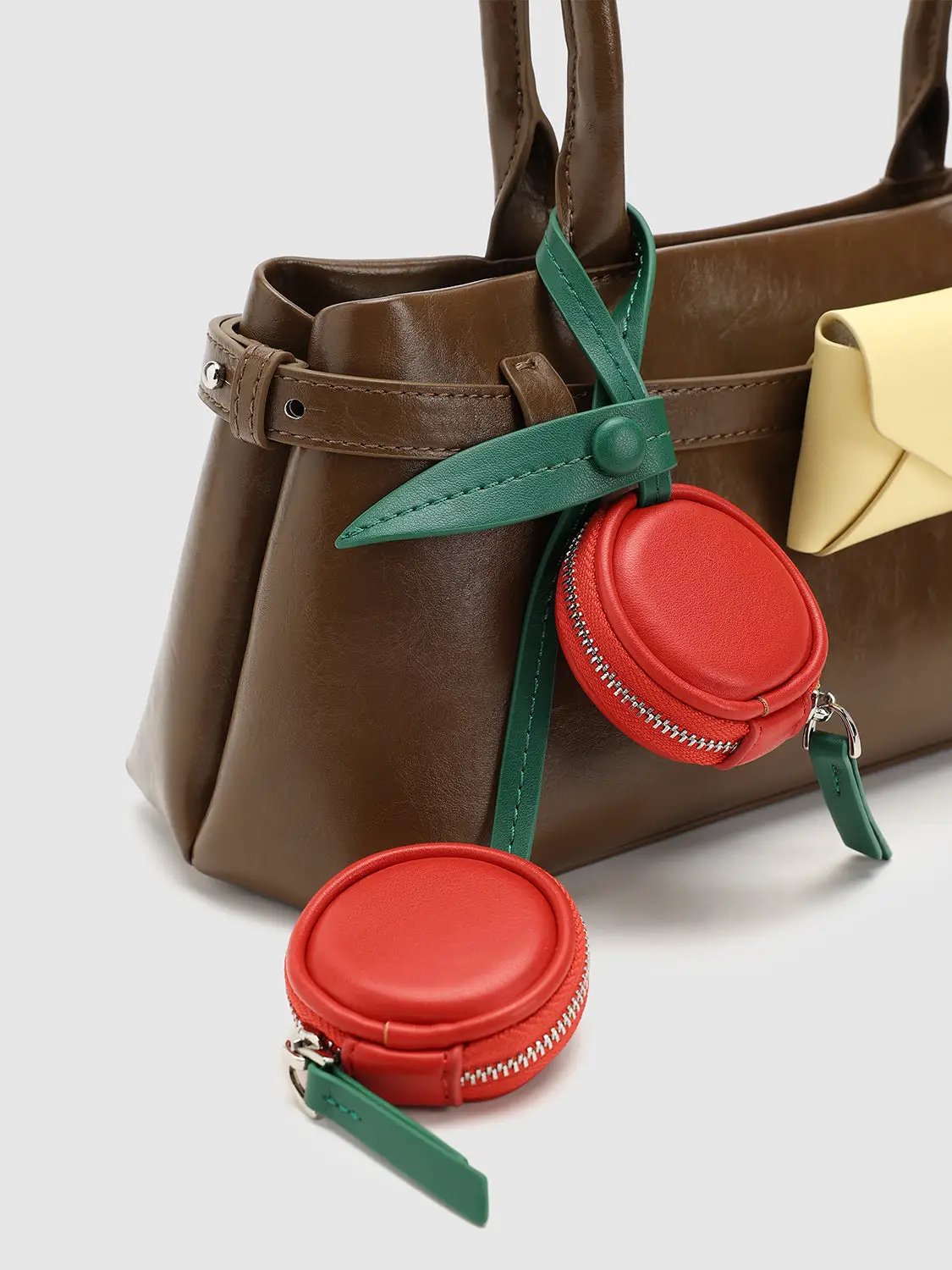 Charm Detail Handle Shoulder Bowling Bags by Urban Revivo Fashion