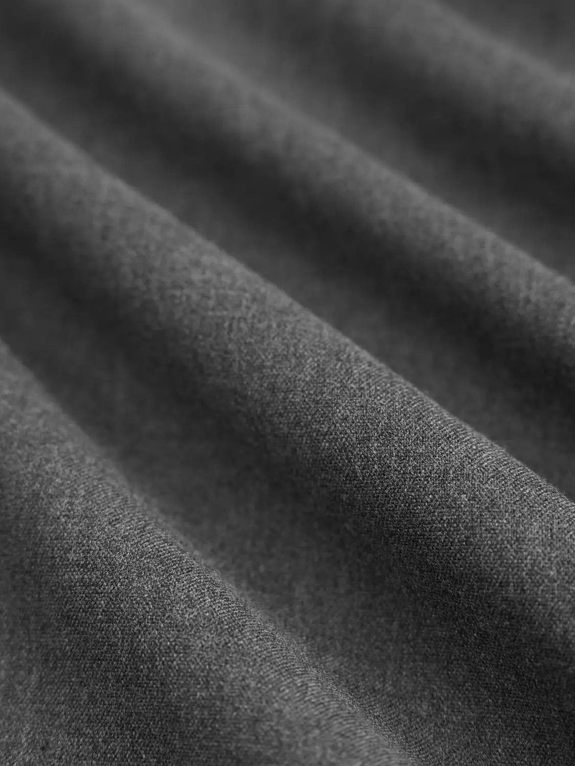 Split Front Draped High Waist Wide Leg Pants gray fabric texture close-up