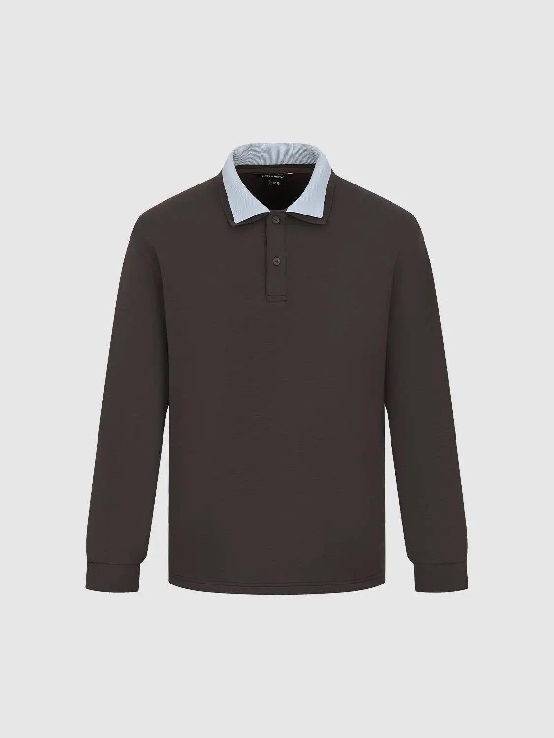 Contrast Polo Neck Shirts by Urban Revivo Fashion