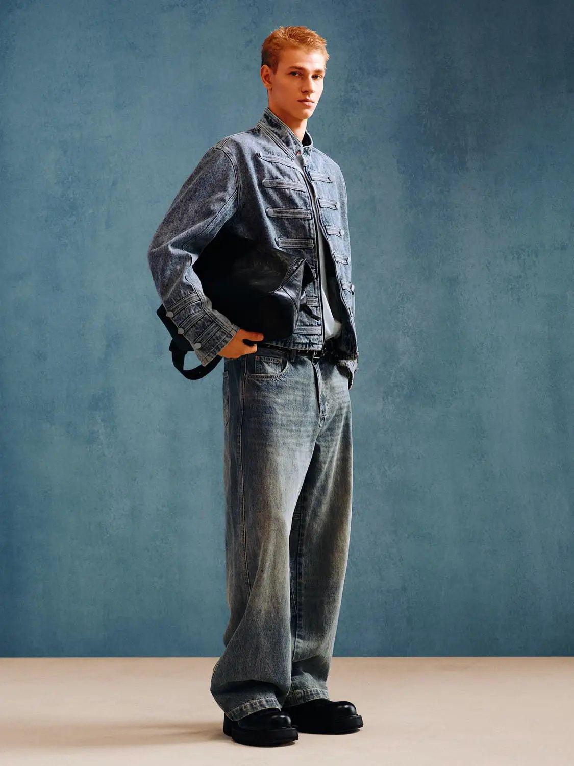 Jeans by Urban Revivo, light-wash denim, men's jeans