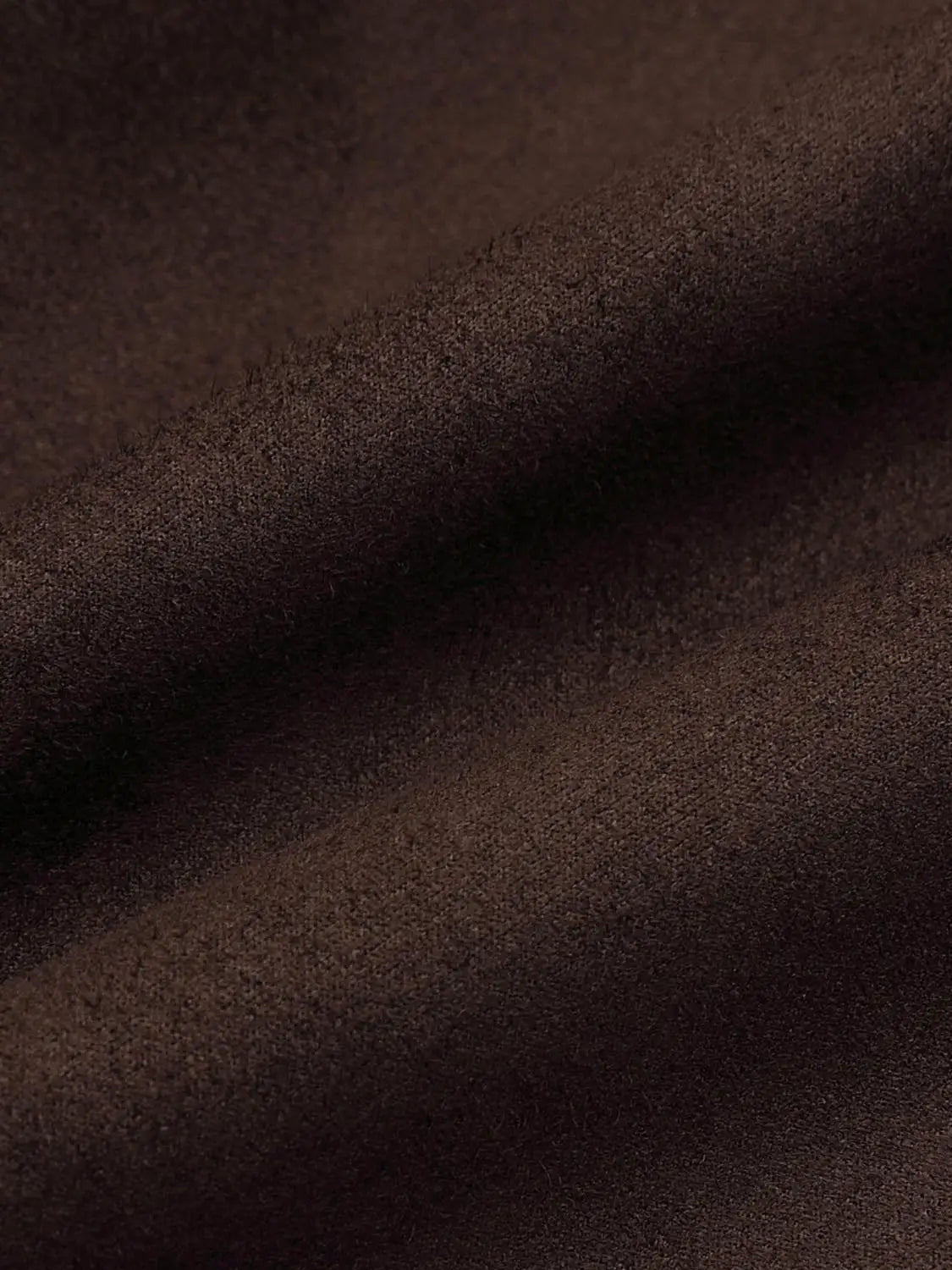 Jacket by Urban Revivo Fashion in dark brown suede.