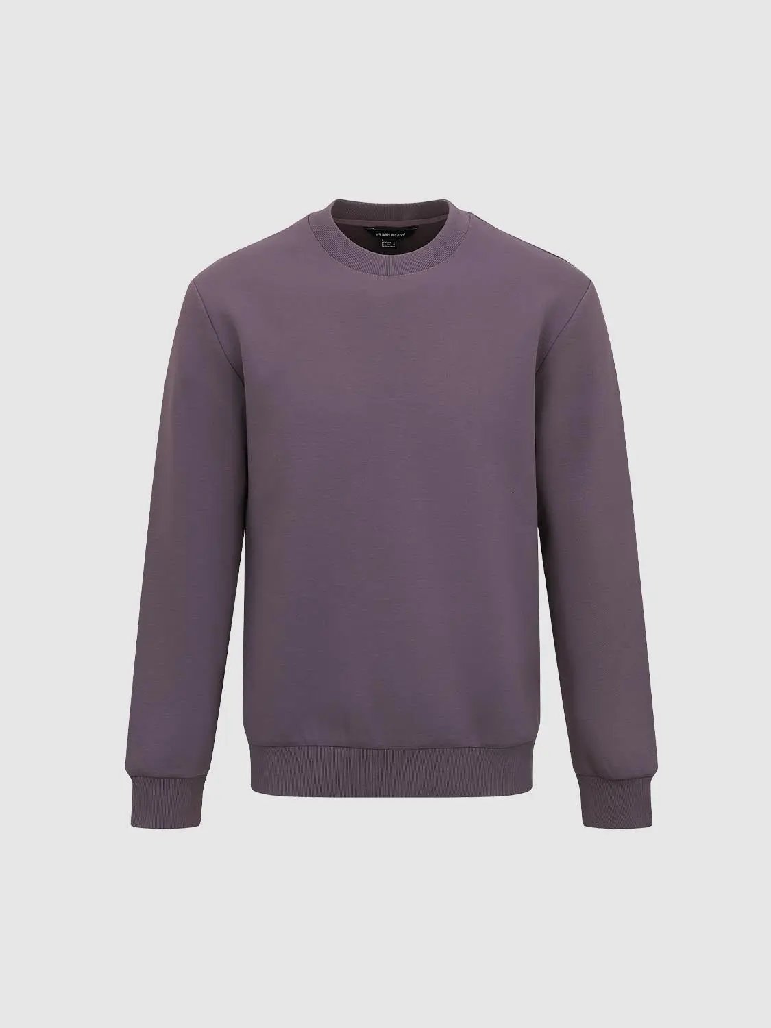 Sweatshirt in mauve purple, crewneck style, Urban Revivo Fashion