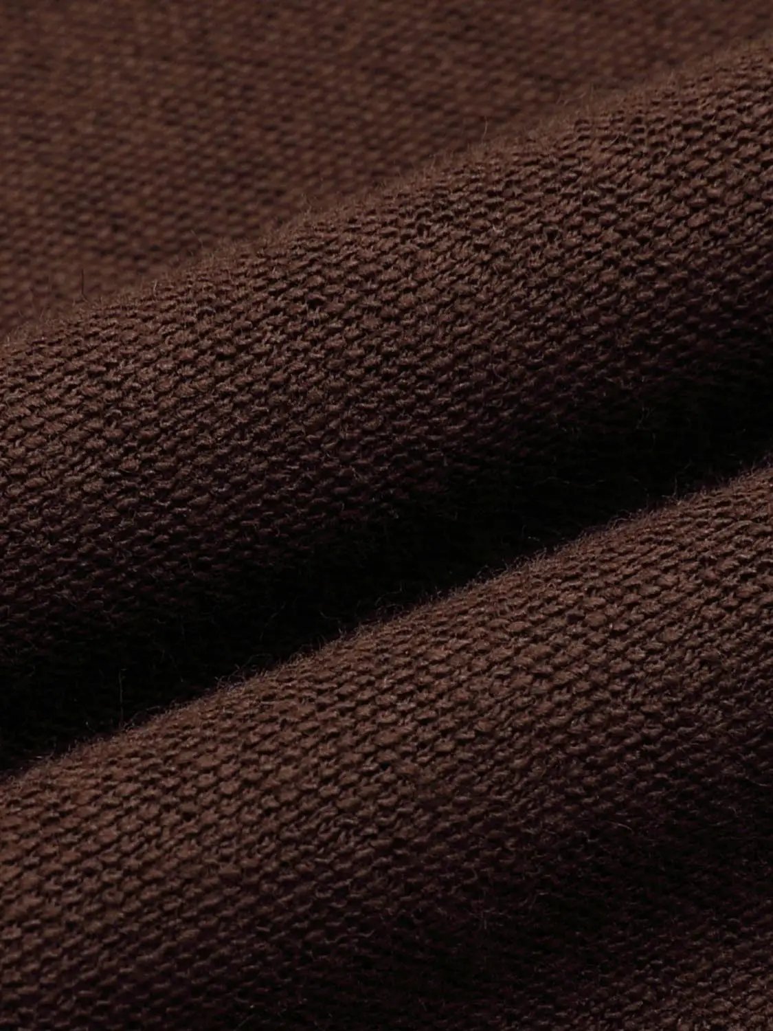 Elastic Drawstring Waist Cotton-Blend Shorts in brown fabric