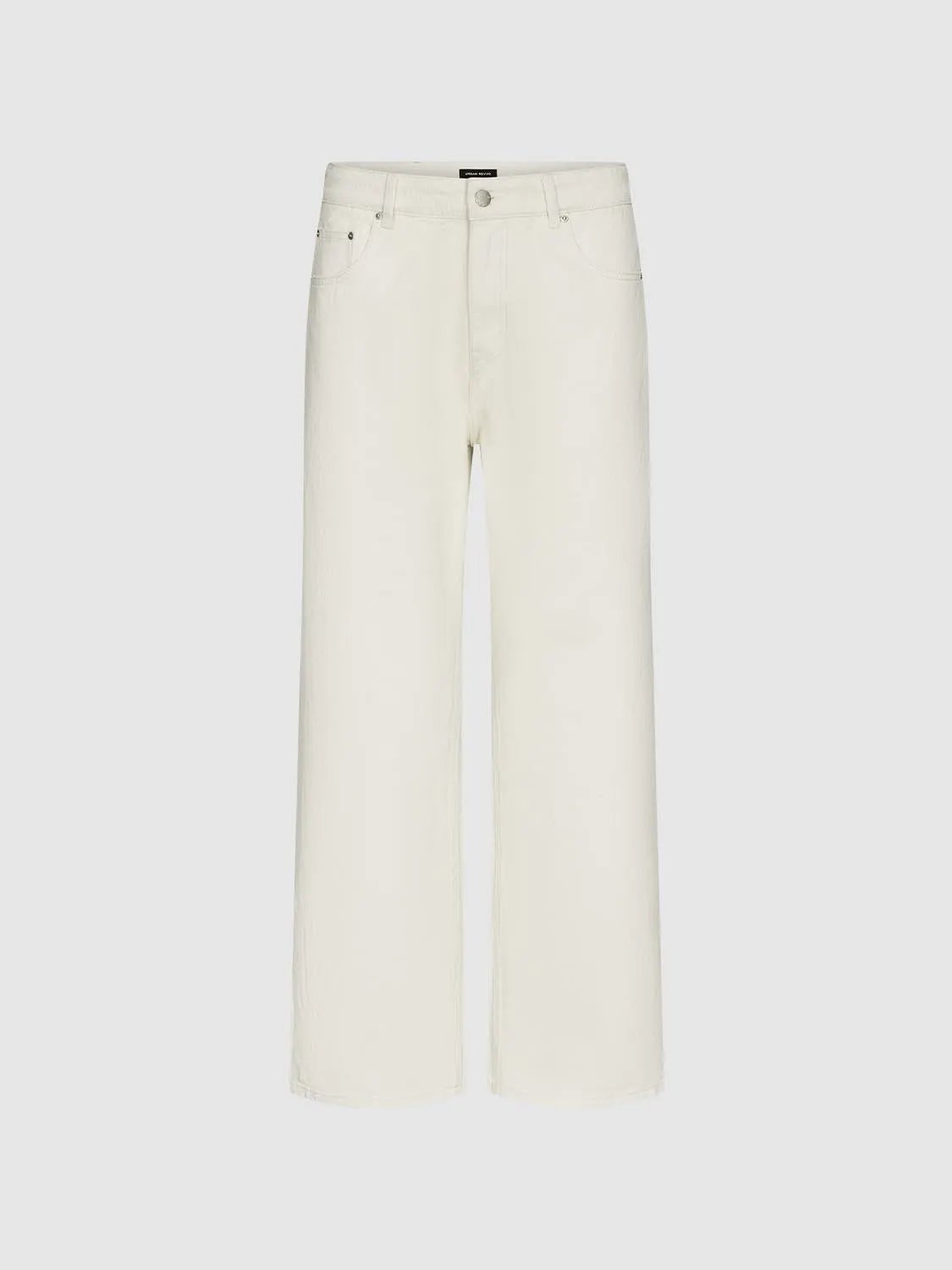 Casual Jeans, cream wide-leg style by Urban Revivo Fashion