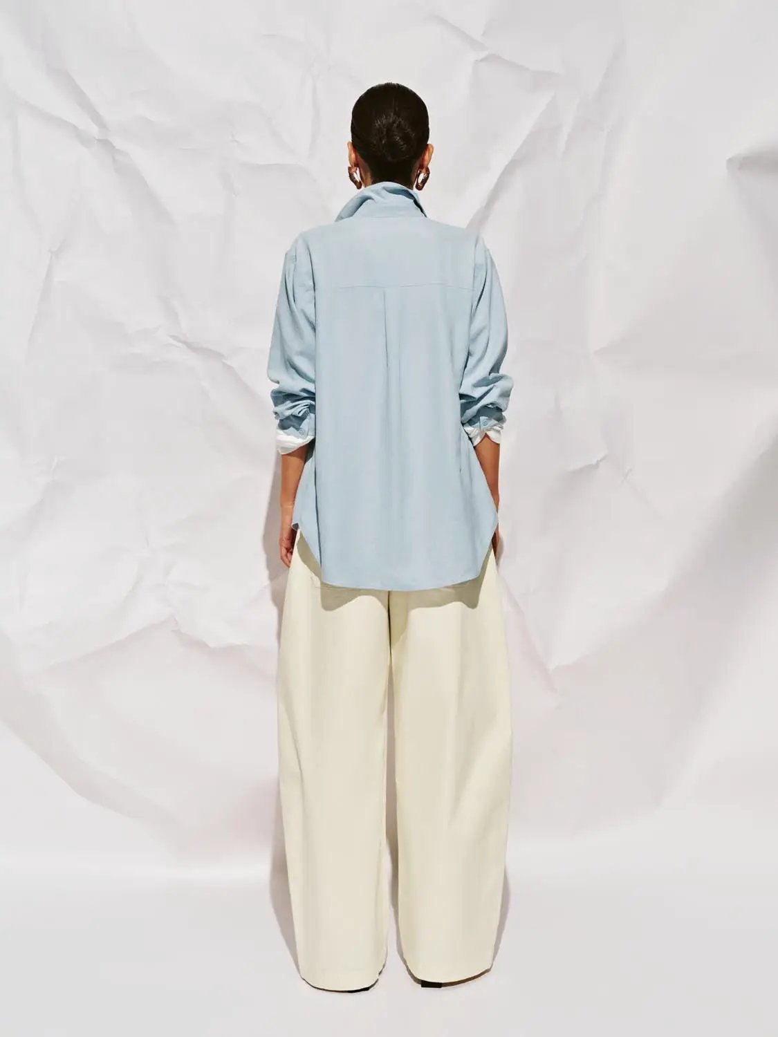 Button Up Loose Fit Shirts by Urban Revivo Fashion
