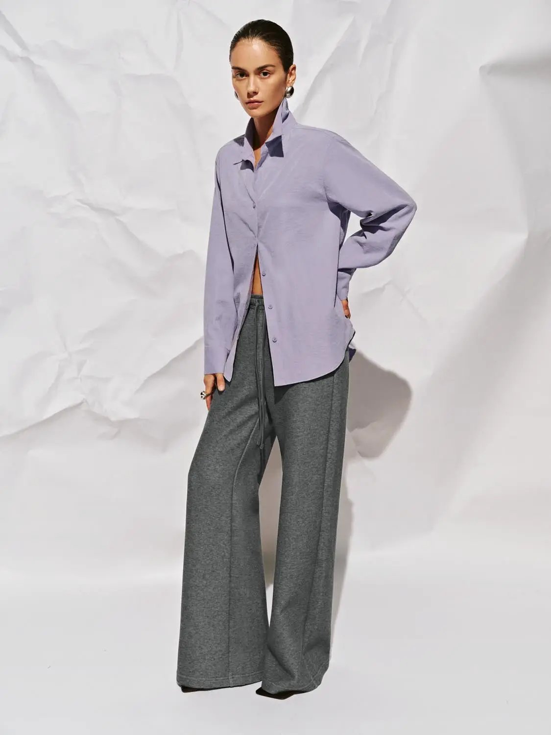Button Up Loose Fit Shirts by Urban Revivo Fashion