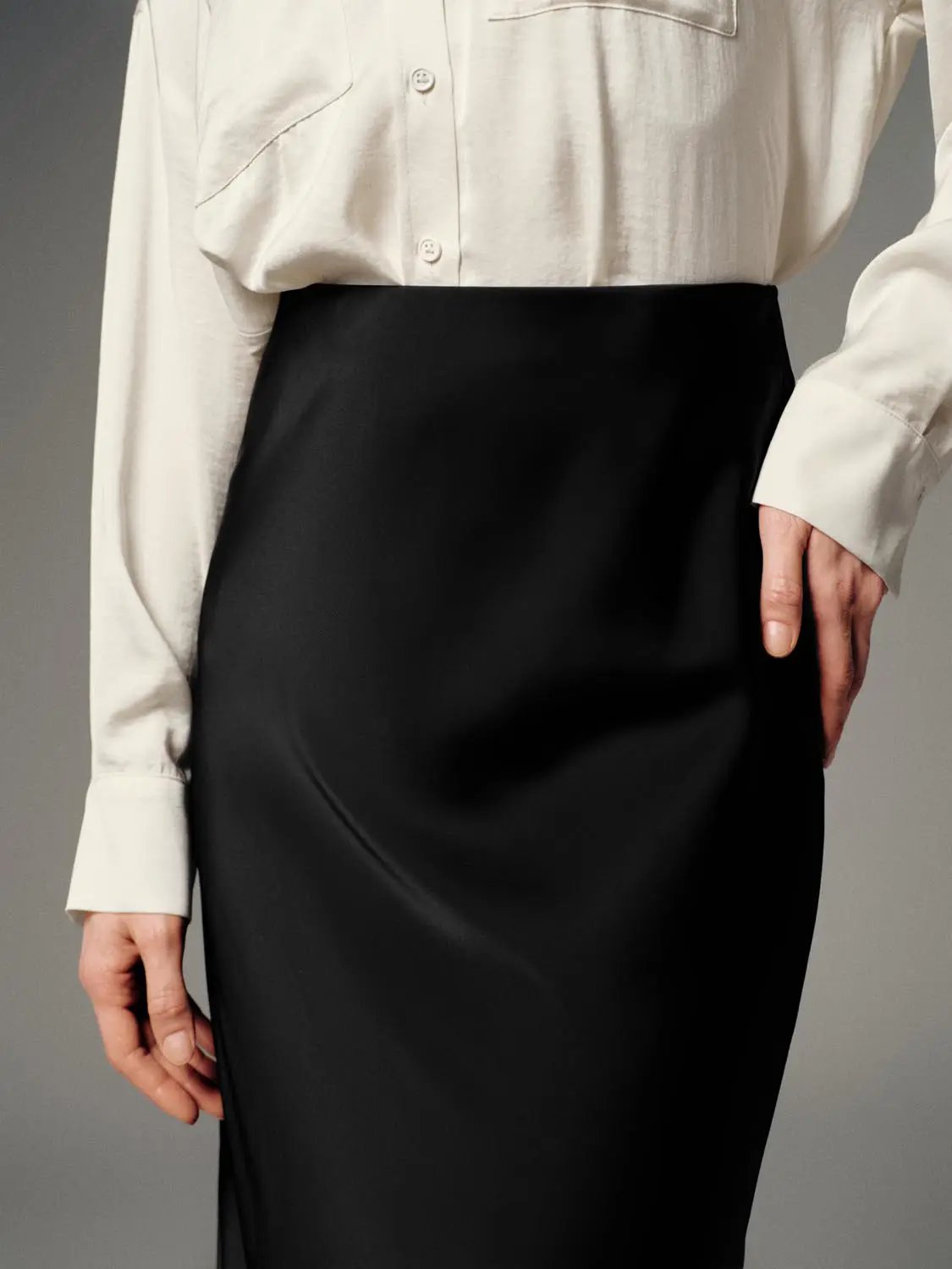 Fishtail Midi Skirts by Urban Revivo Fashion