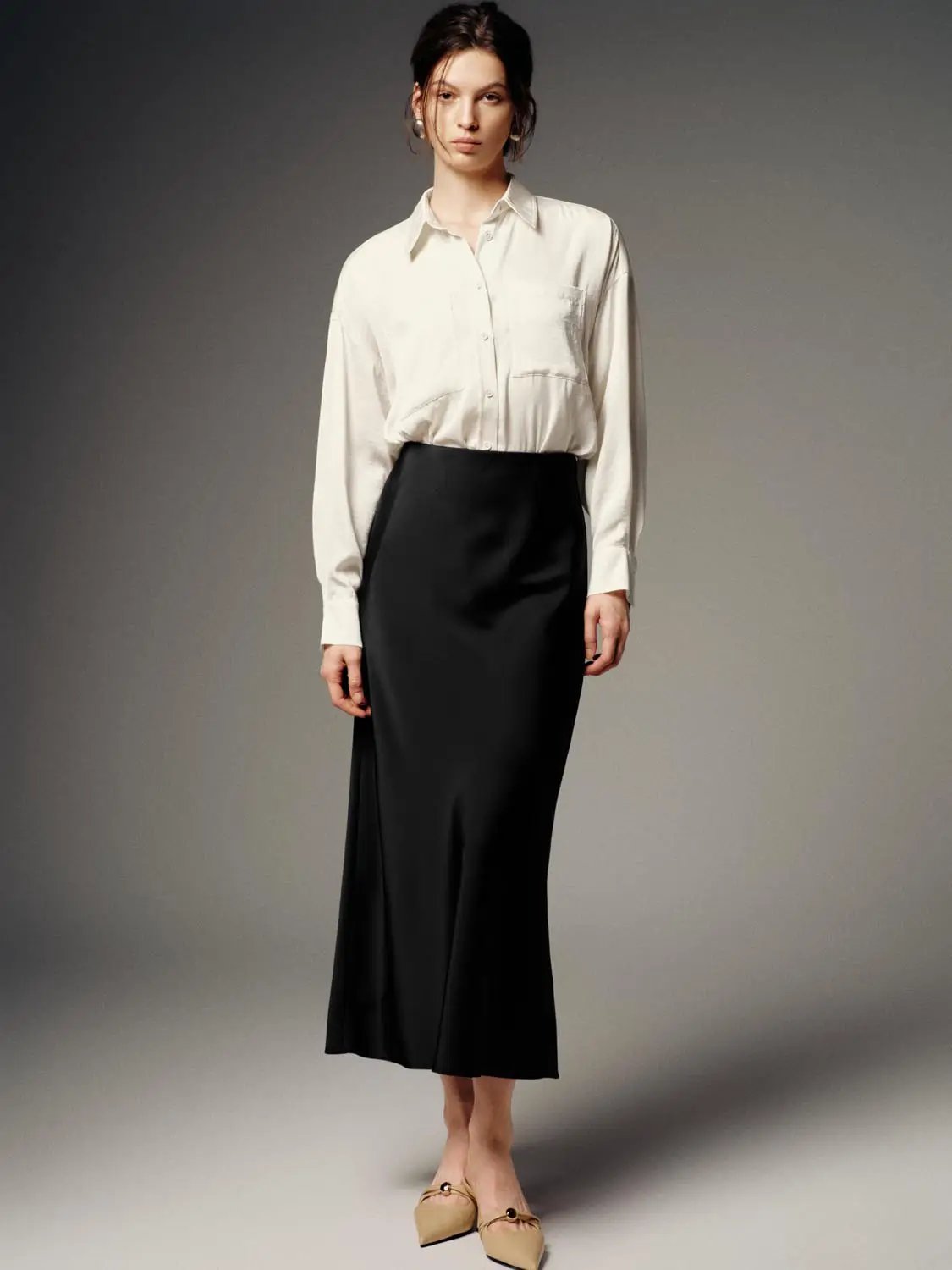 Fishtail Midi Skirts by Urban Revivo Fashion
