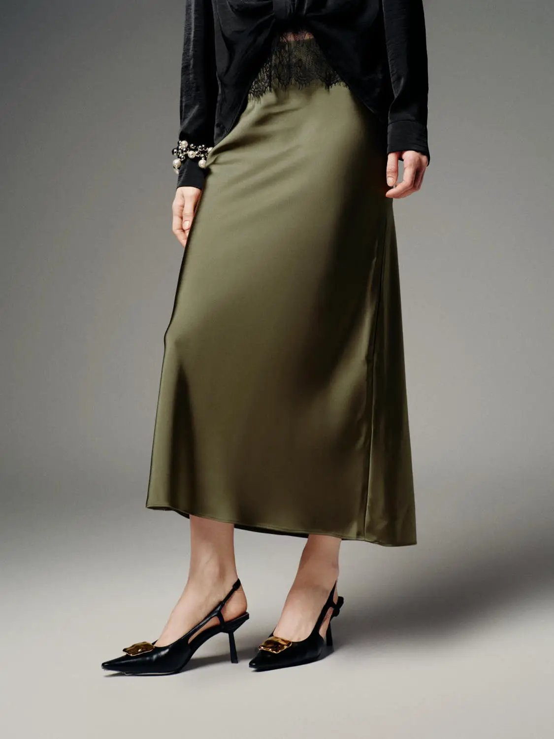 Fishtail Midi Skirts by Urban Revivo Fashion