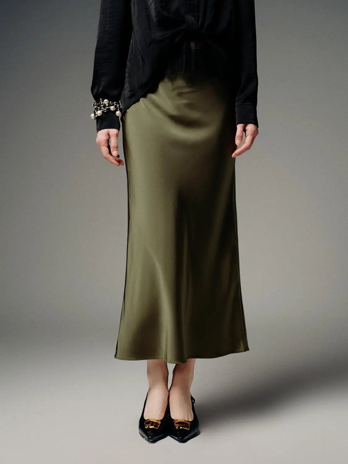 Fishtail Midi Skirts by Urban Revivo Fashion