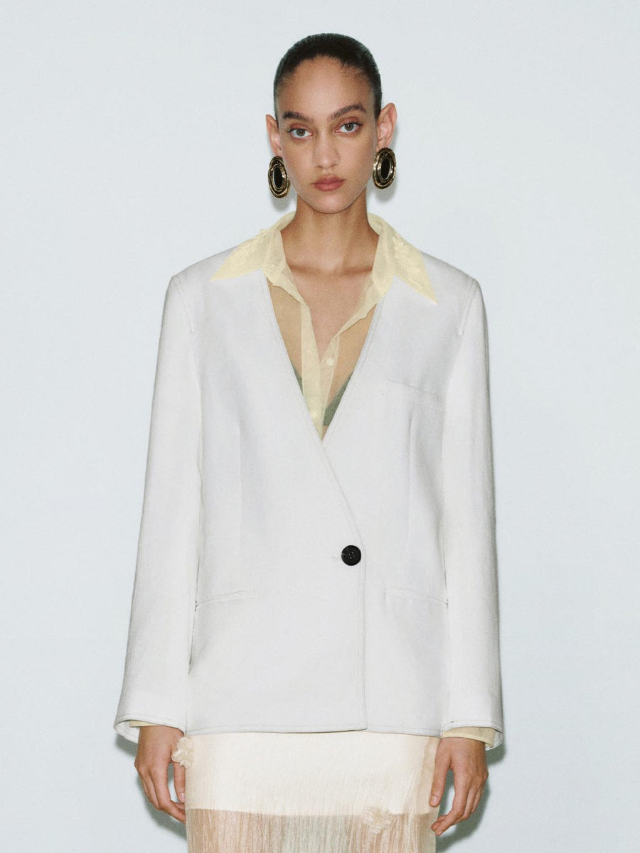 Caritasnepal Women Blazers Near Me Beige Blazer H&m White Long