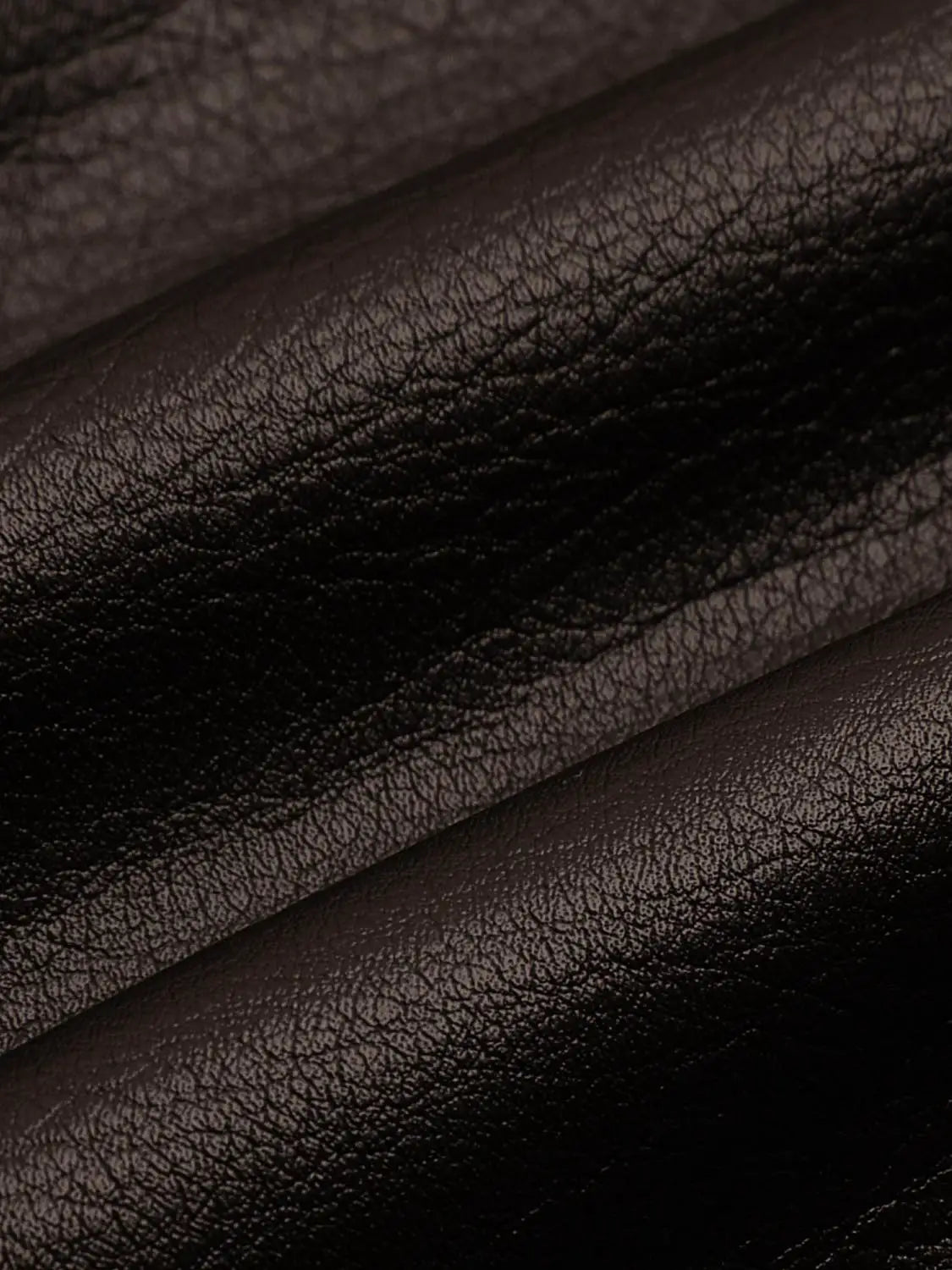 Jacket by Urban Revivo Fashion in black leather texture close-up