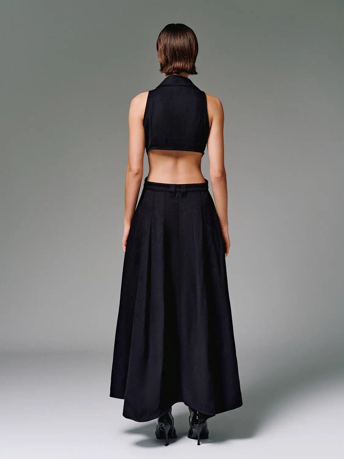 Cut Out Sleeveless Maxi Dresses by Urban Revivo Fashion
