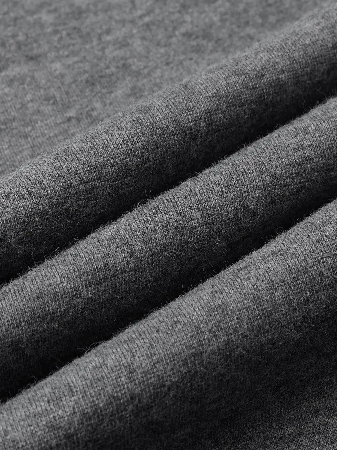 Barrel-Leg Pants gray fabric close-up with textured folds