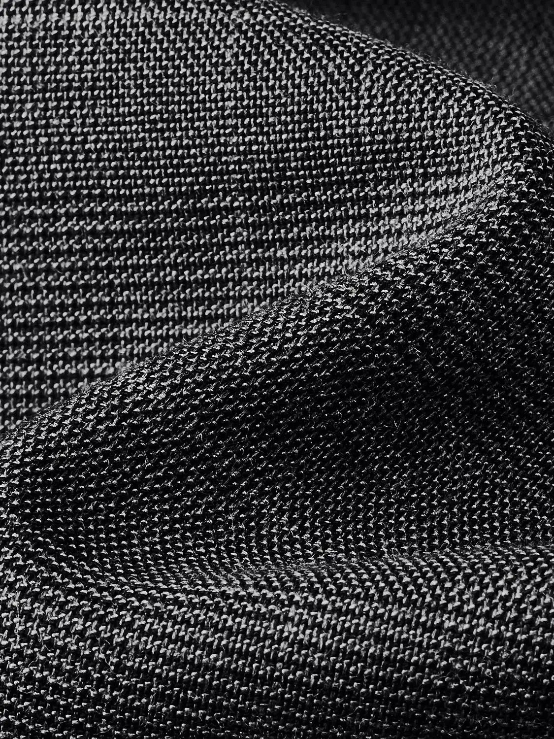 Urban Revivo 2in1 layered ruched tank top fabric close-up in dark gray heather