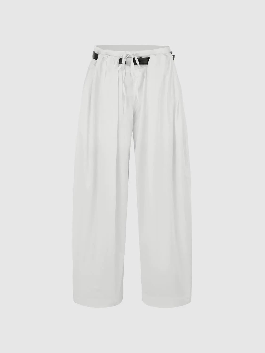 Belted Wide Leg Pants by Urban Revivo Fashion