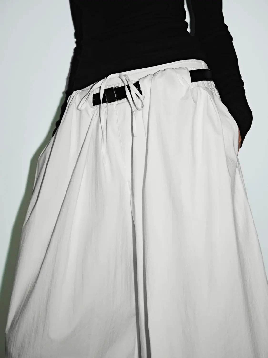 Belted Wide Leg Pants by Urban Revivo Fashion