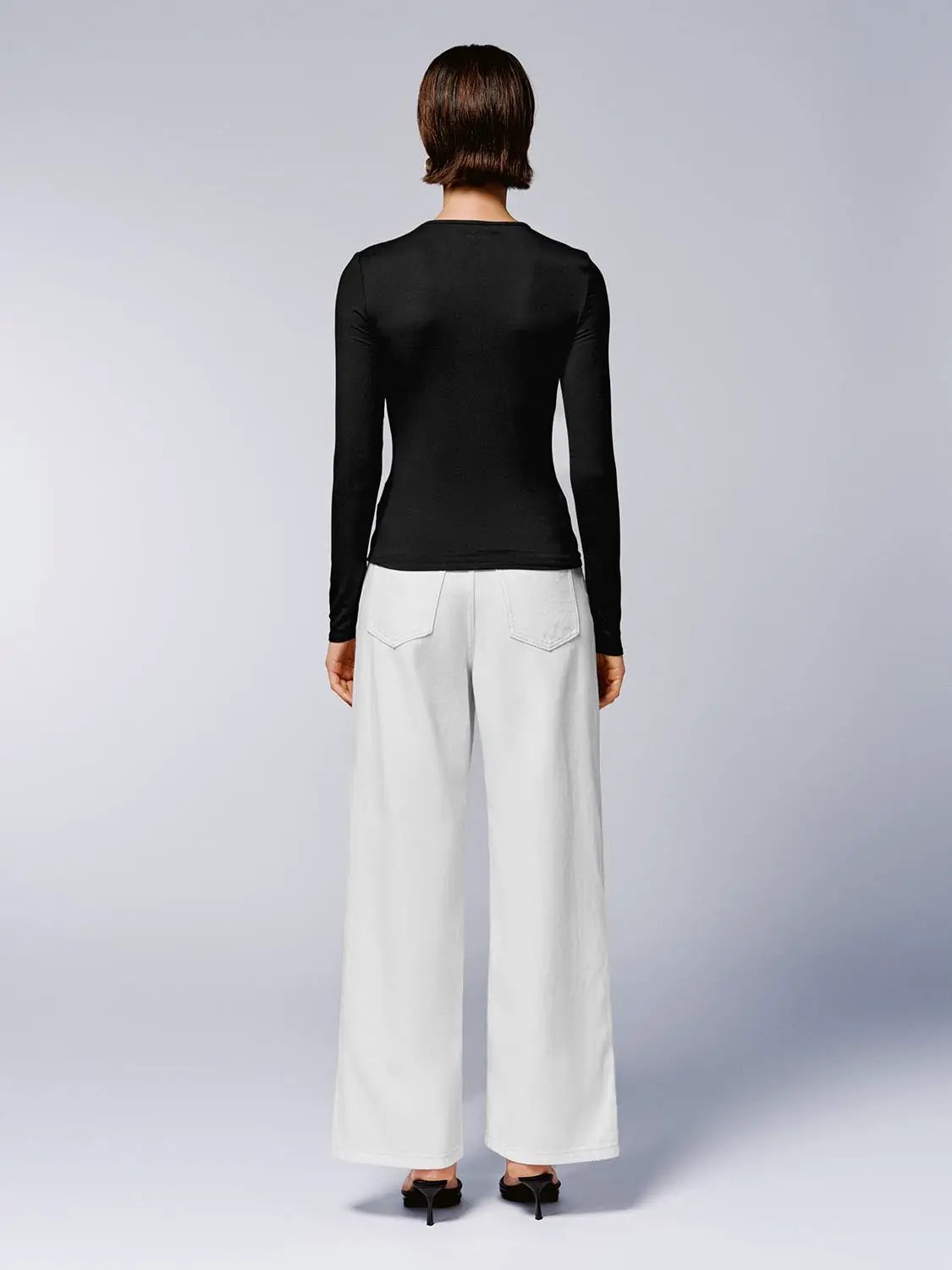 Knot Front Long Sleeve T-Shirts by Urban Revivo Fashion