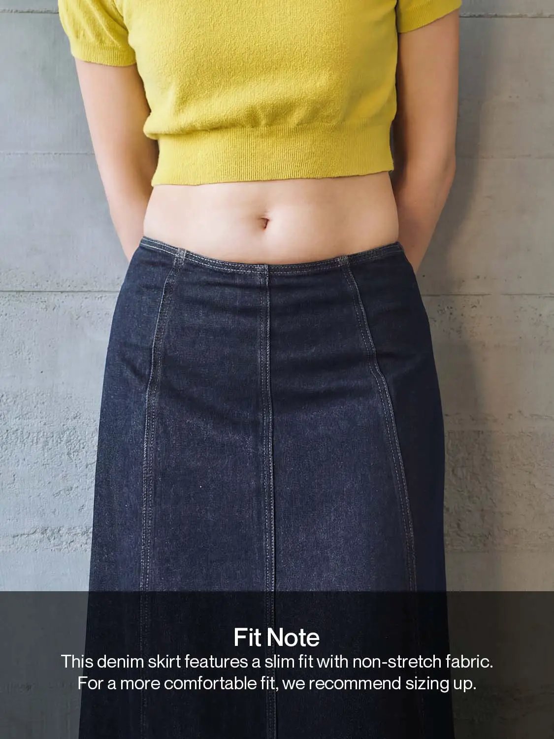 Midi Denim Skirt by Urban Revivo Fashion