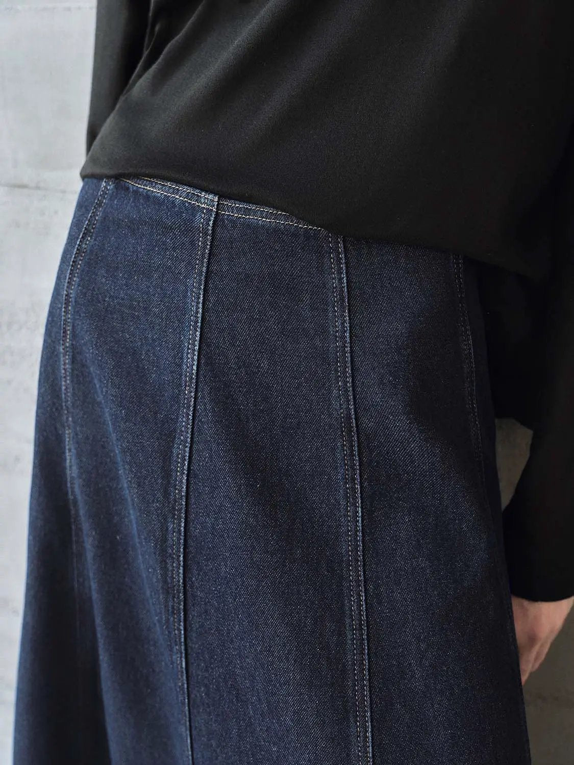 Midi Denim Skirt by Urban Revivo Fashion