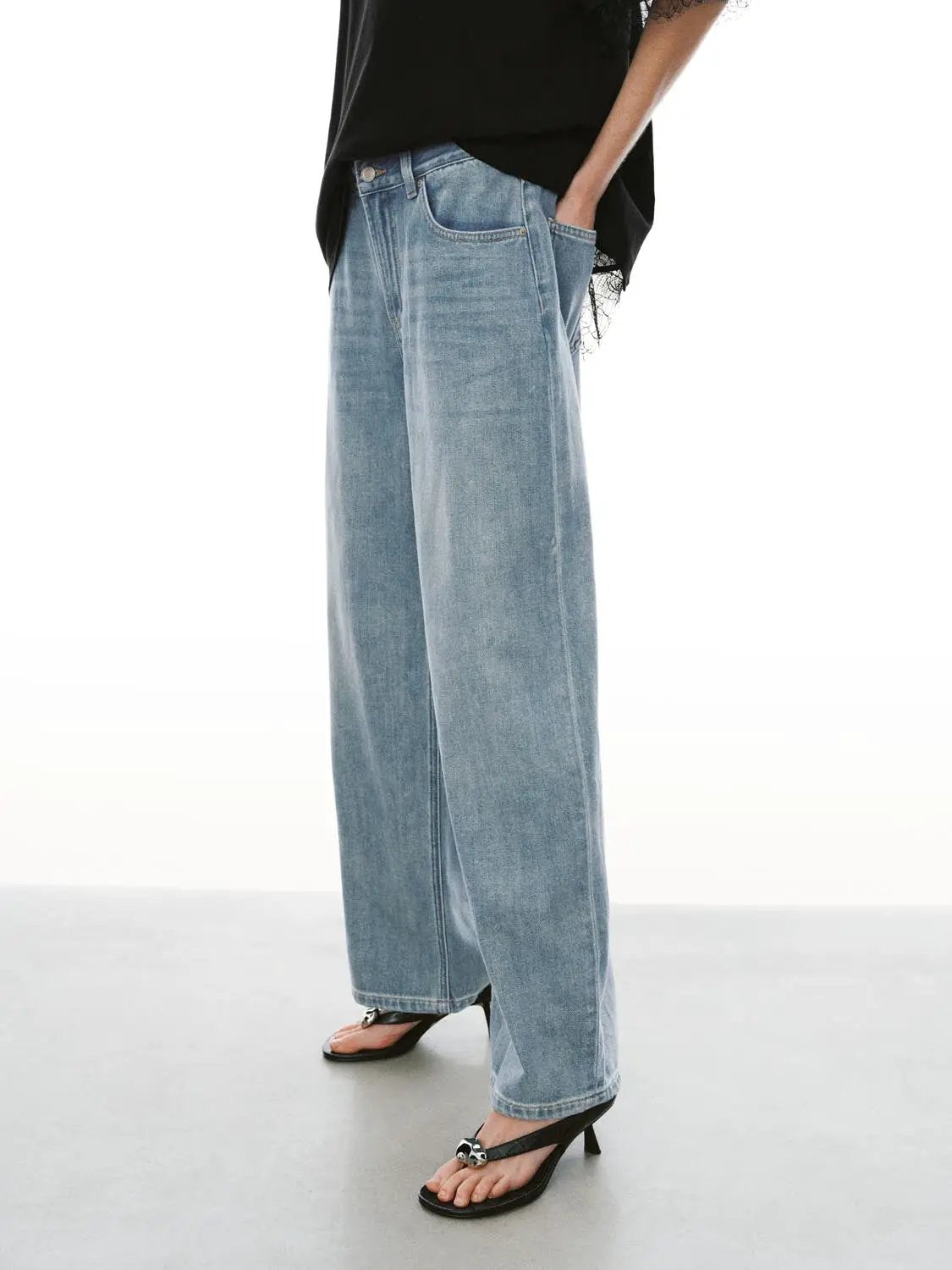 Barrel Leg Jeans by Urban Revivo Fashion