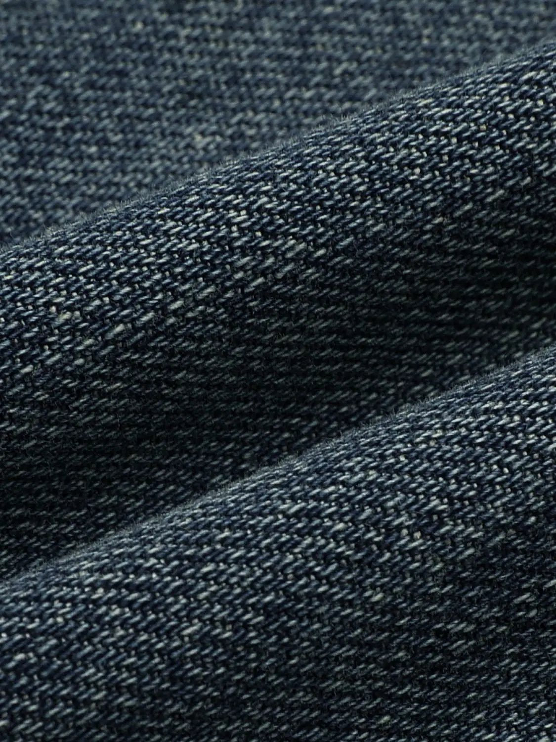 Jeans Urban Revivo Fashion dark blue denim close-up texture