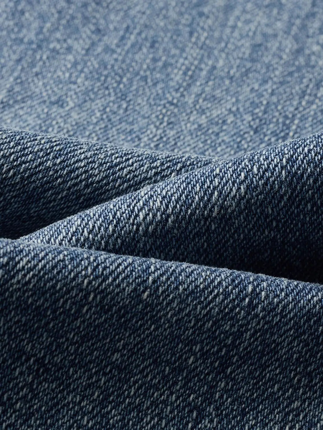 Jeans blue denim fabric close-up texture, Urban Revivo Fashion