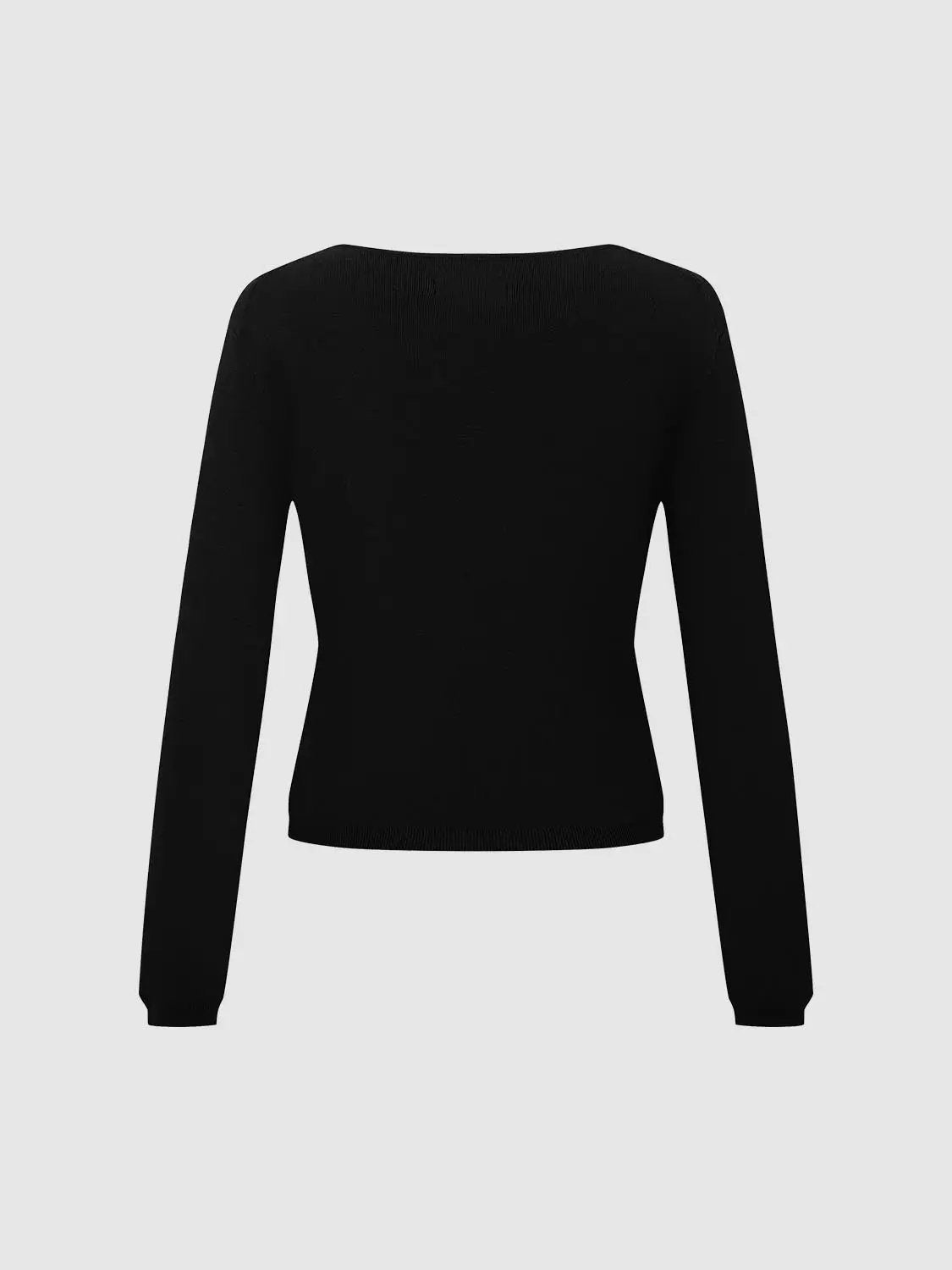 Asymmetric Neck Knitted T-Shirts by Urban Revivo Fashion