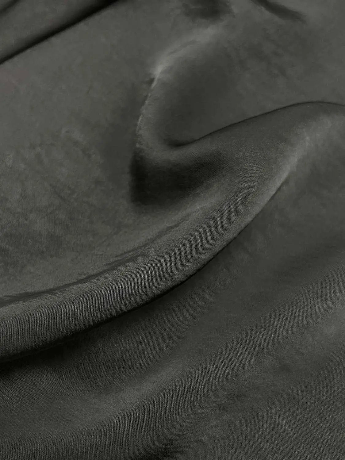A-Line dress by Urban Revivo Fashion in black satin fabric