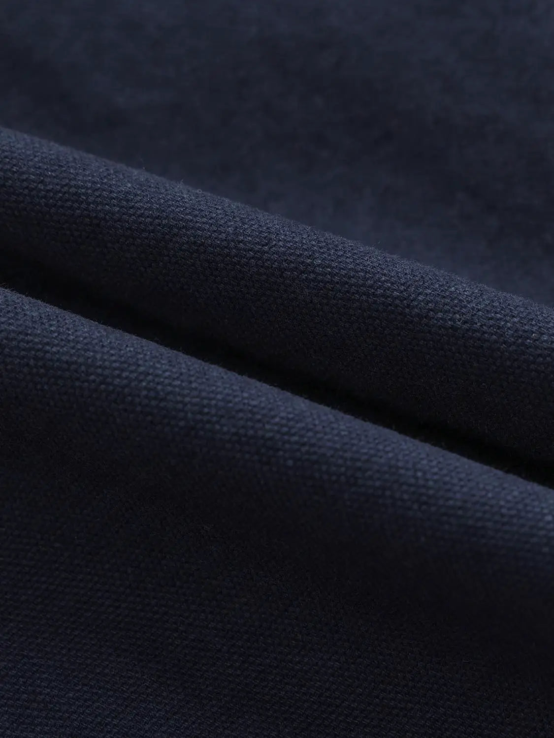 Padded Jacket by Urban Revivo Fashion in navy fabric close-up