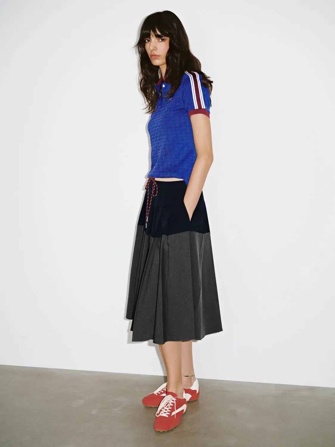 Pleated A-Line Skirts by Urban Revivo Fashion