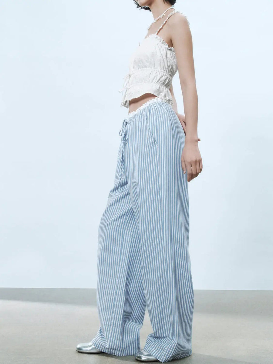 Vivo Rema Straight Leg Pants - Fushcia