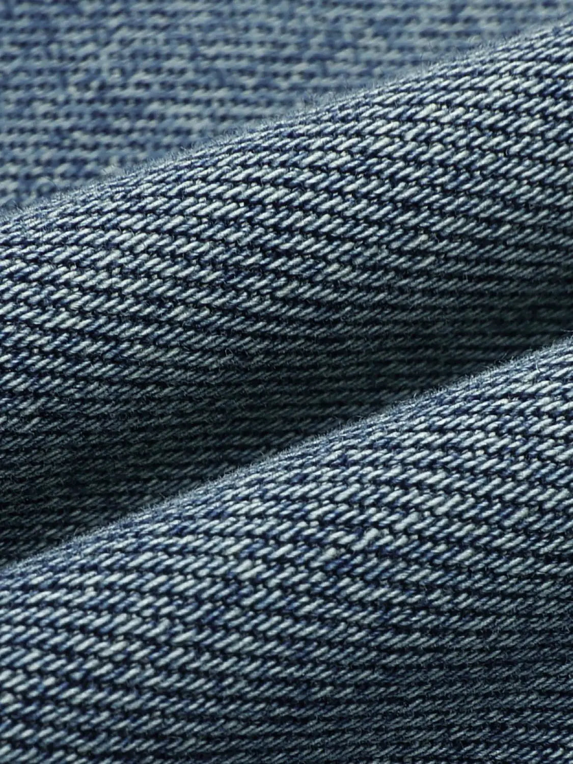Jeans Urban Revivo Fashion blue denim fabric texture close-up