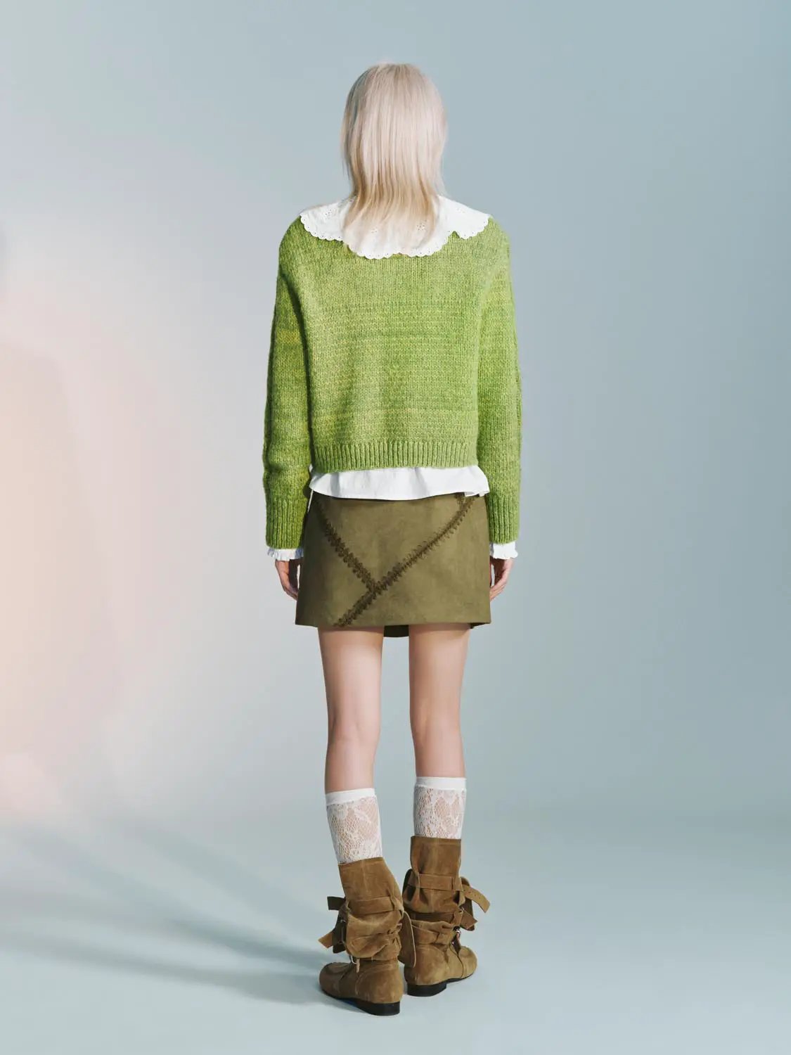 Crew Neck Cable Knitted Cardigans by Urban Revivo Fashion