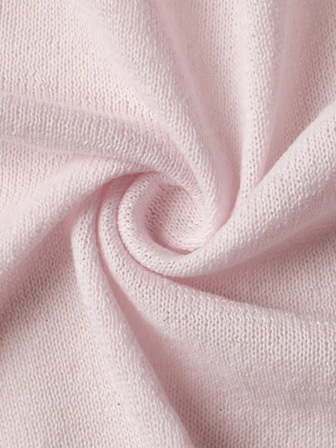 Knitted cardigan by Urban Revivo Fashion in soft pink knit fabric