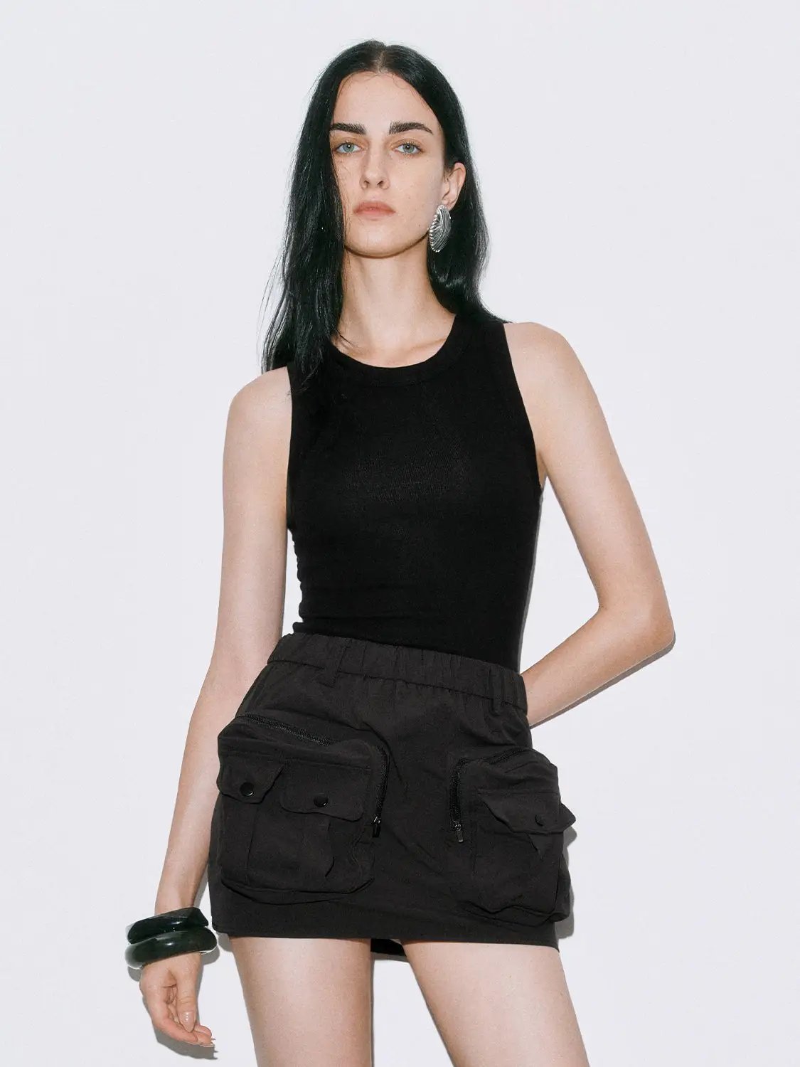 Tank Top Skater Mini Dresses by Urban Revivo Fashion