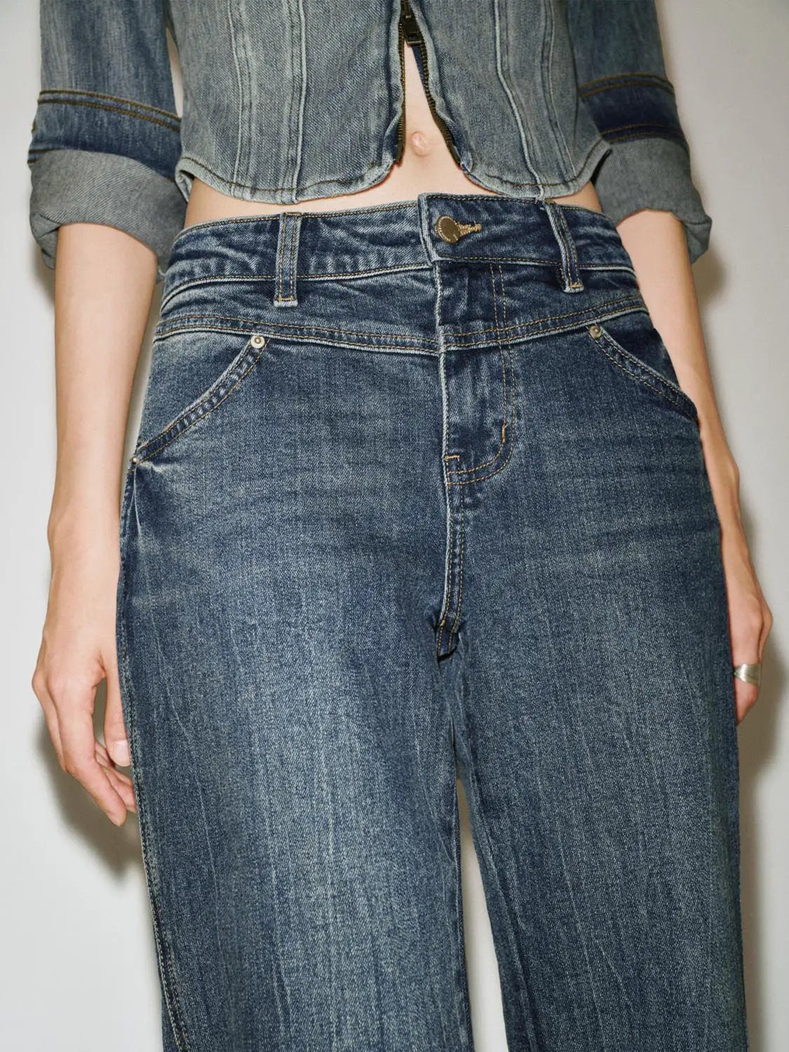 Flare Leg Jeans by Urban Revivo Fashion