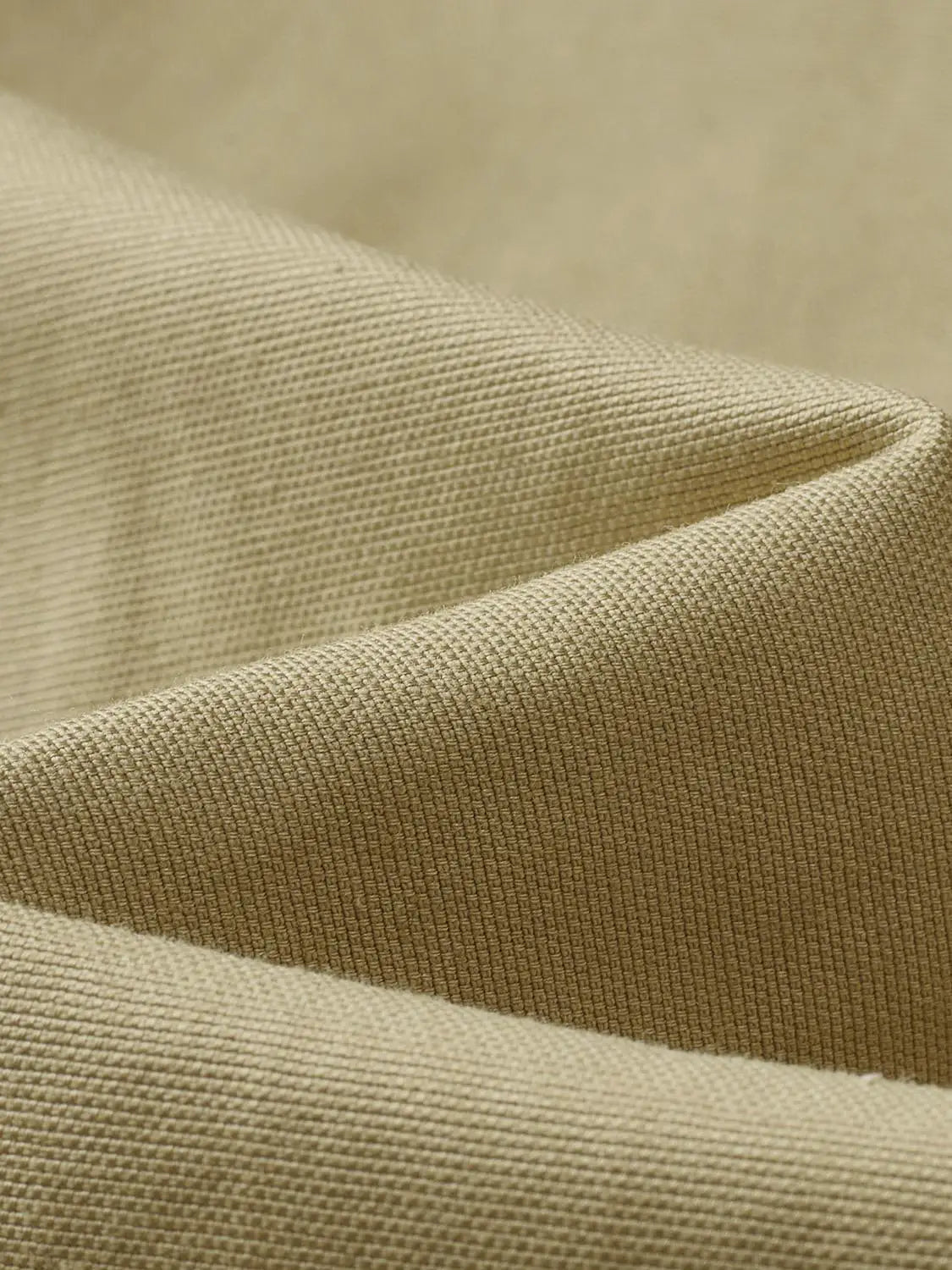 Padded Jacket by Urban Revivo Fashion in beige textured fabric close-up detail