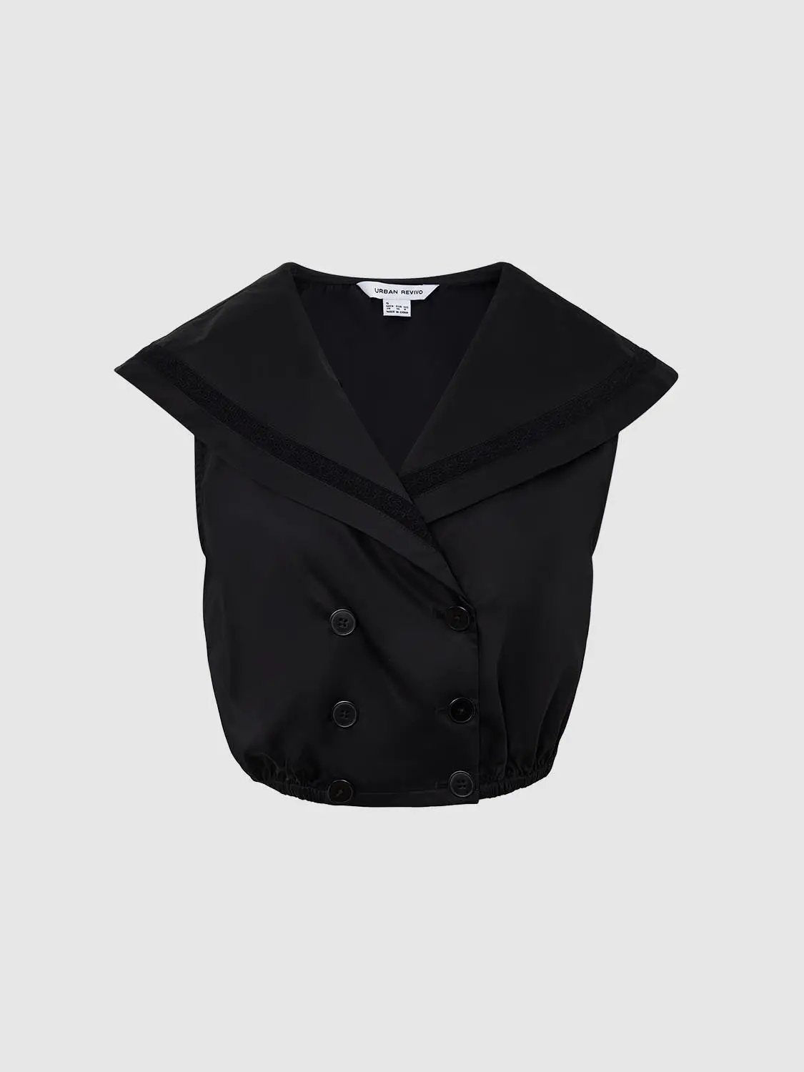 Double Breasted Lapel Shirts by Urban Revivo Fashion