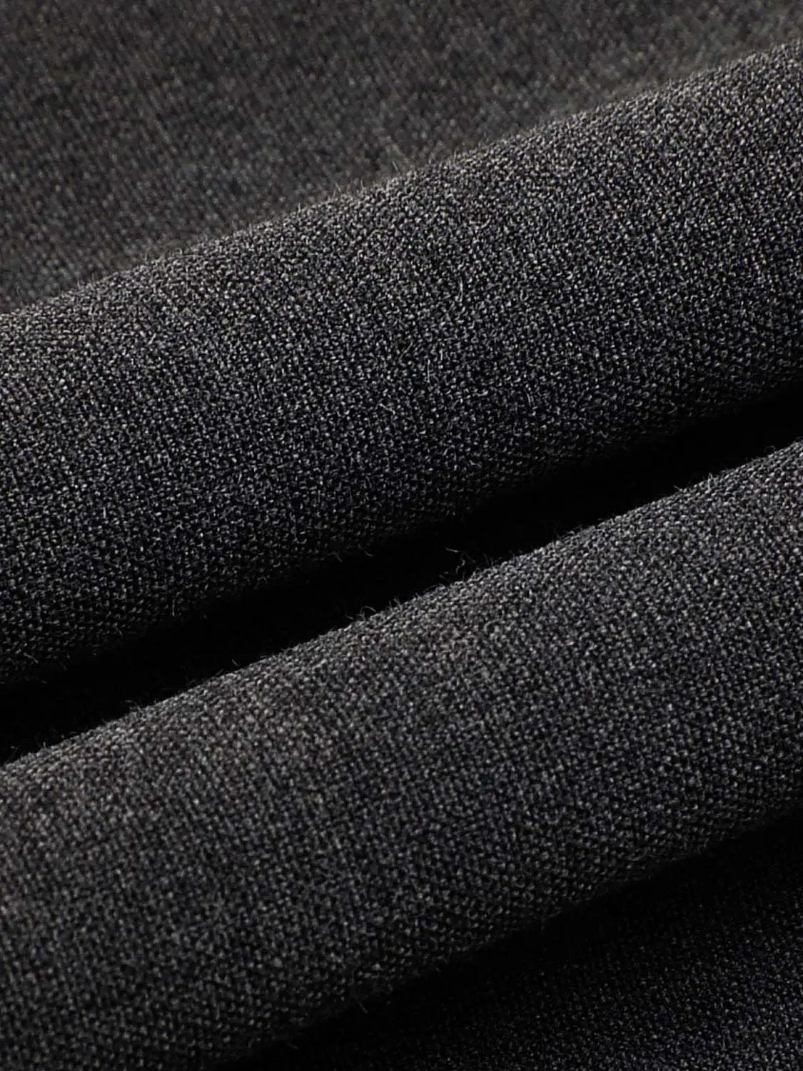 Stretch Skort fabric in dark denim with a textured weave, Urban Revivo Fashion