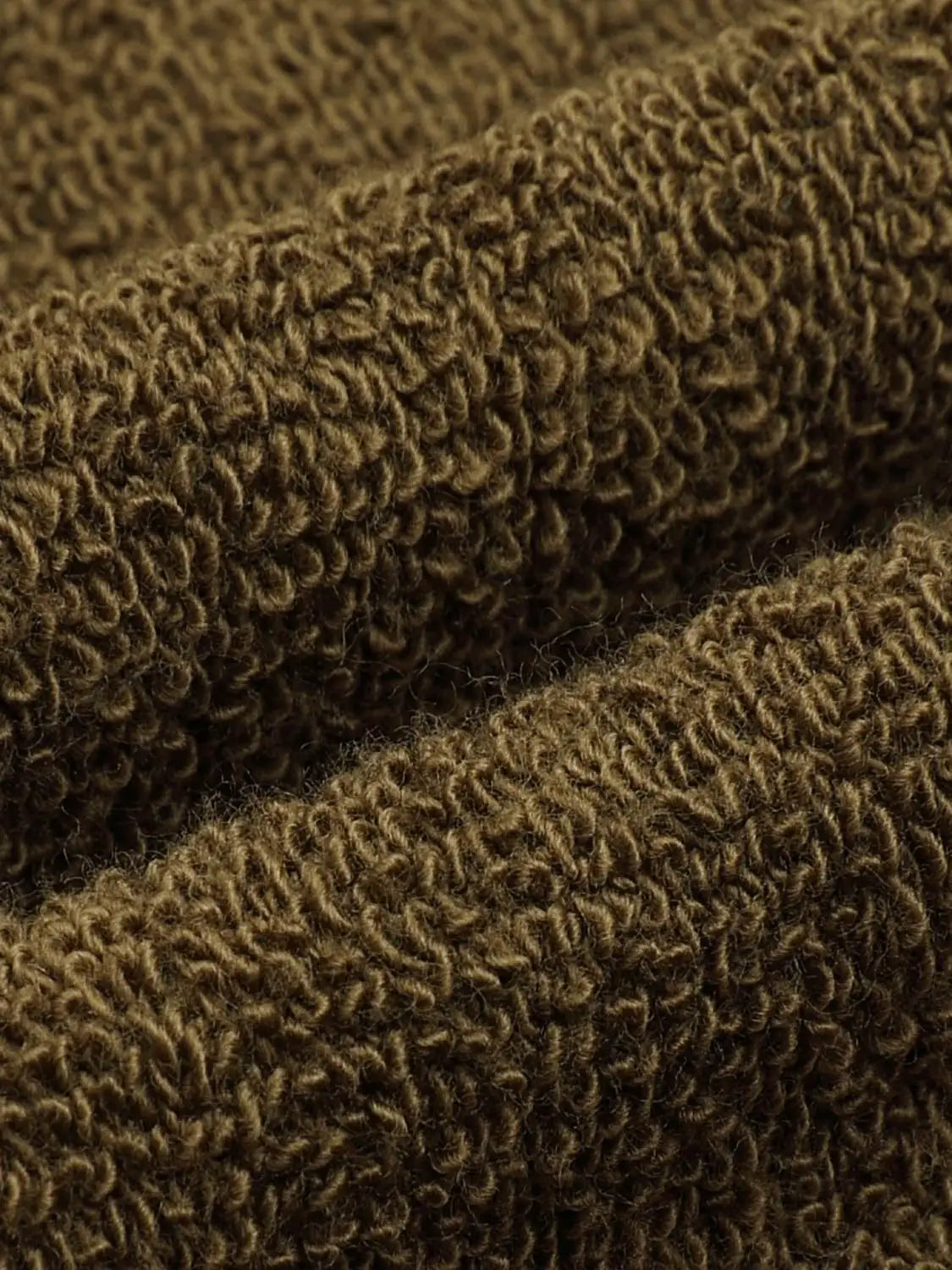 Jogger Pants brown terry fleece fabric close-up texture