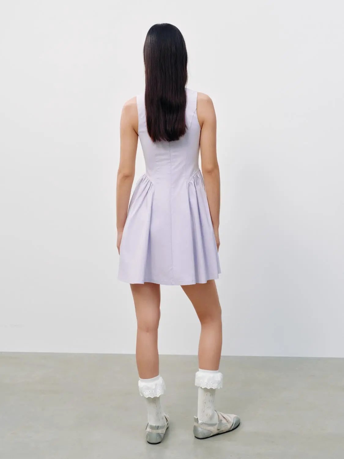 Sleeveless A-Line Midi Dresses by Urban Revivo Fashion