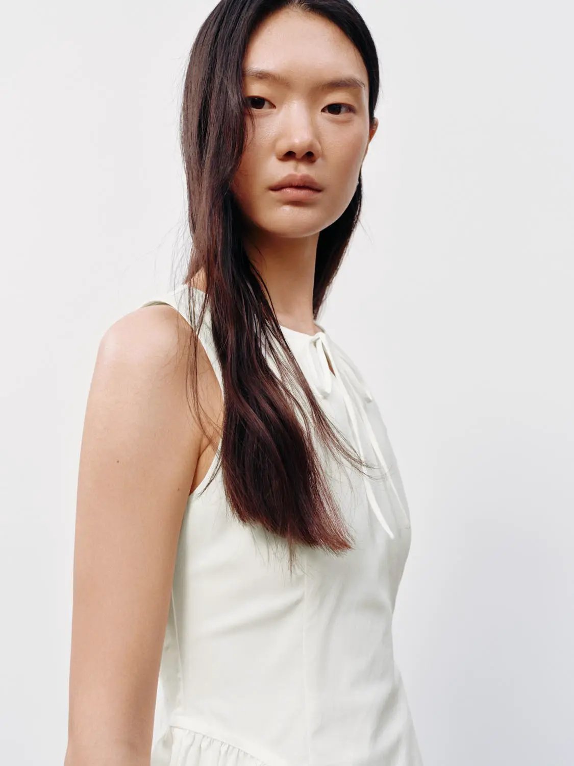 Sleeveless A-Line Midi Dresses by Urban Revivo Fashion