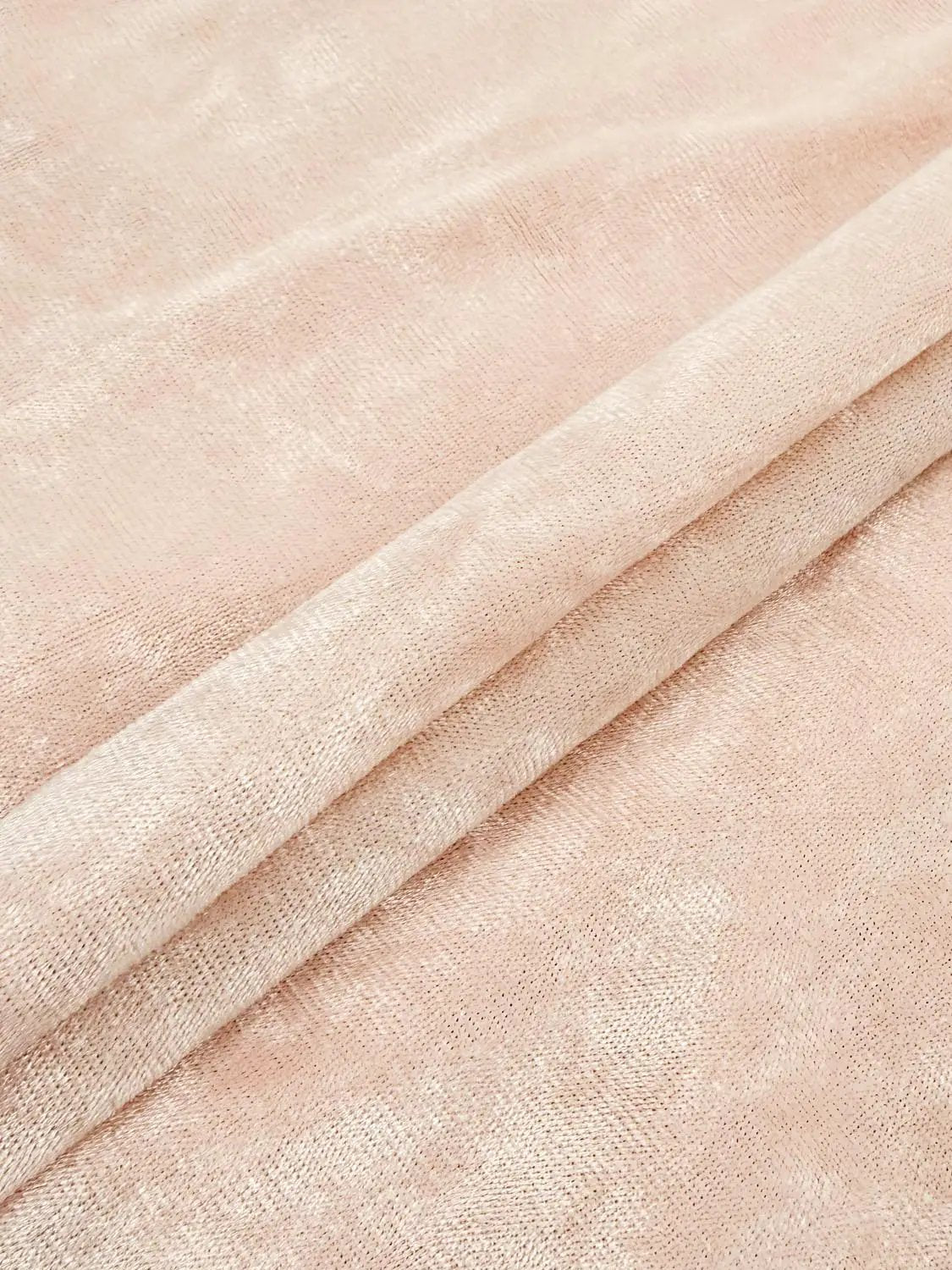 A-Line Dress fabric swatch in peach with soft metallic sheen