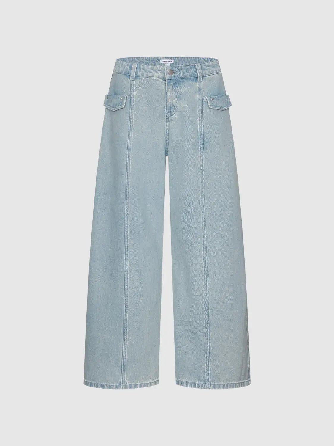 【Presale】Wide Leg Jeans with Pocket Design by Urban Revivo Fashion