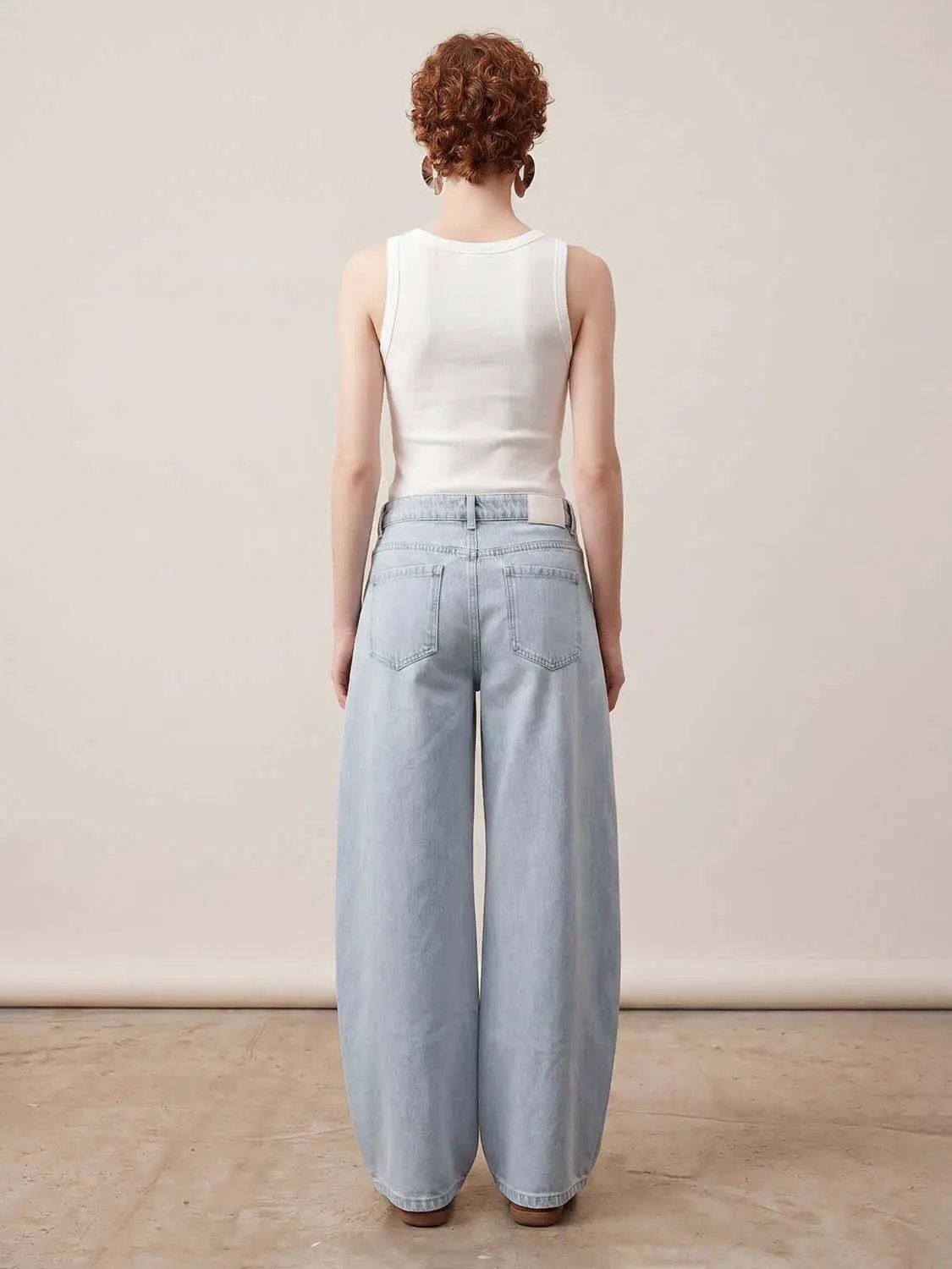 【Presale】Wide Leg Jeans with Pocket Design by Urban Revivo Fashion