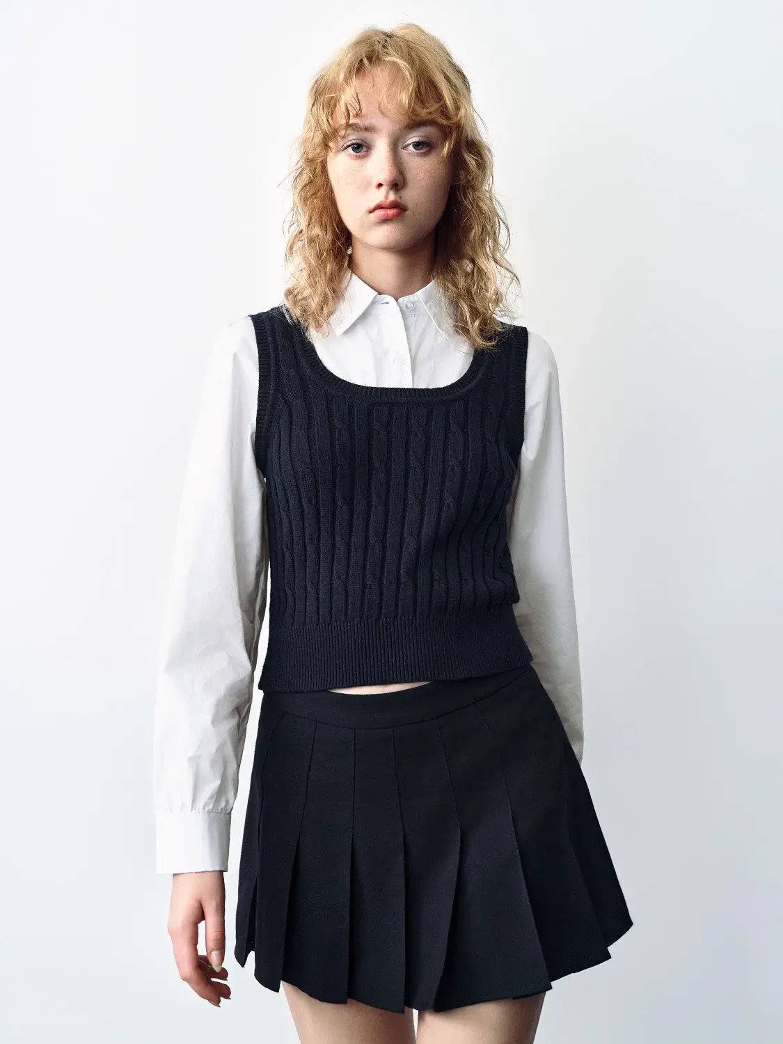 2 In 1 Knitted T-Shirt by Urban Revivo Fashion