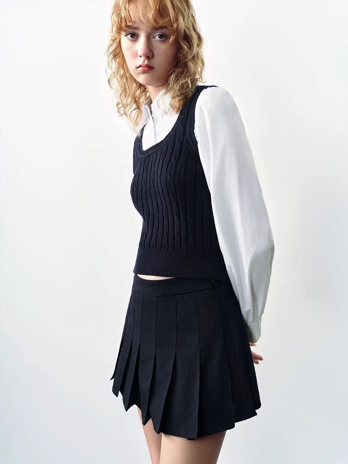 2 In 1 Knitted T-Shirt by Urban Revivo Fashion