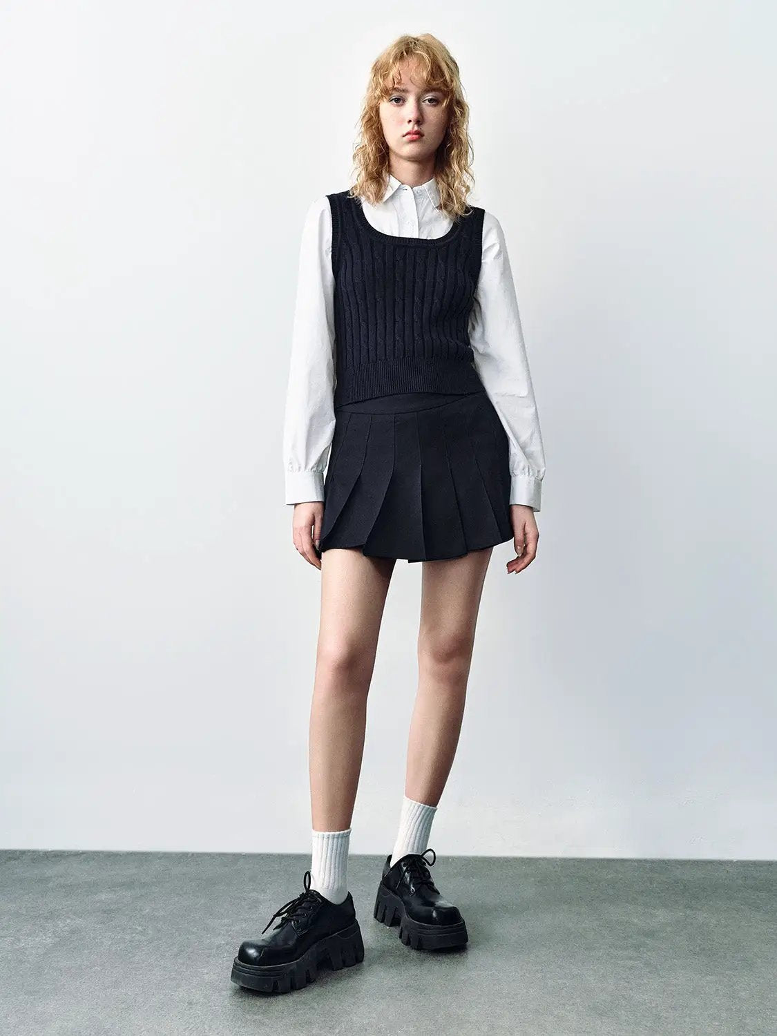 2 In 1 Knitted T-Shirt by Urban Revivo Fashion