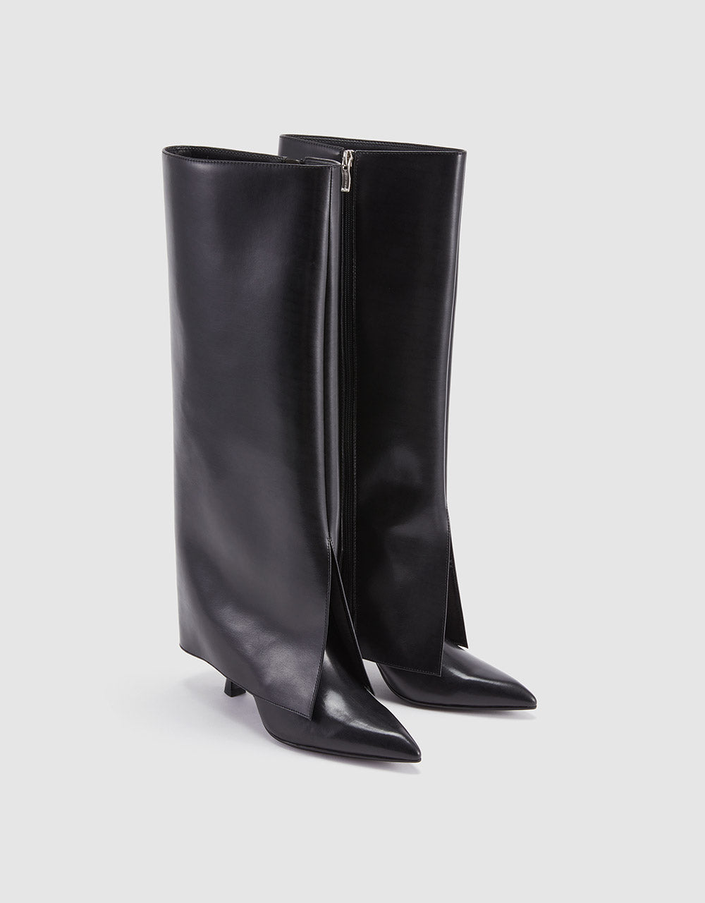 Faux Leather Knee Boots – URBAN REVIVO